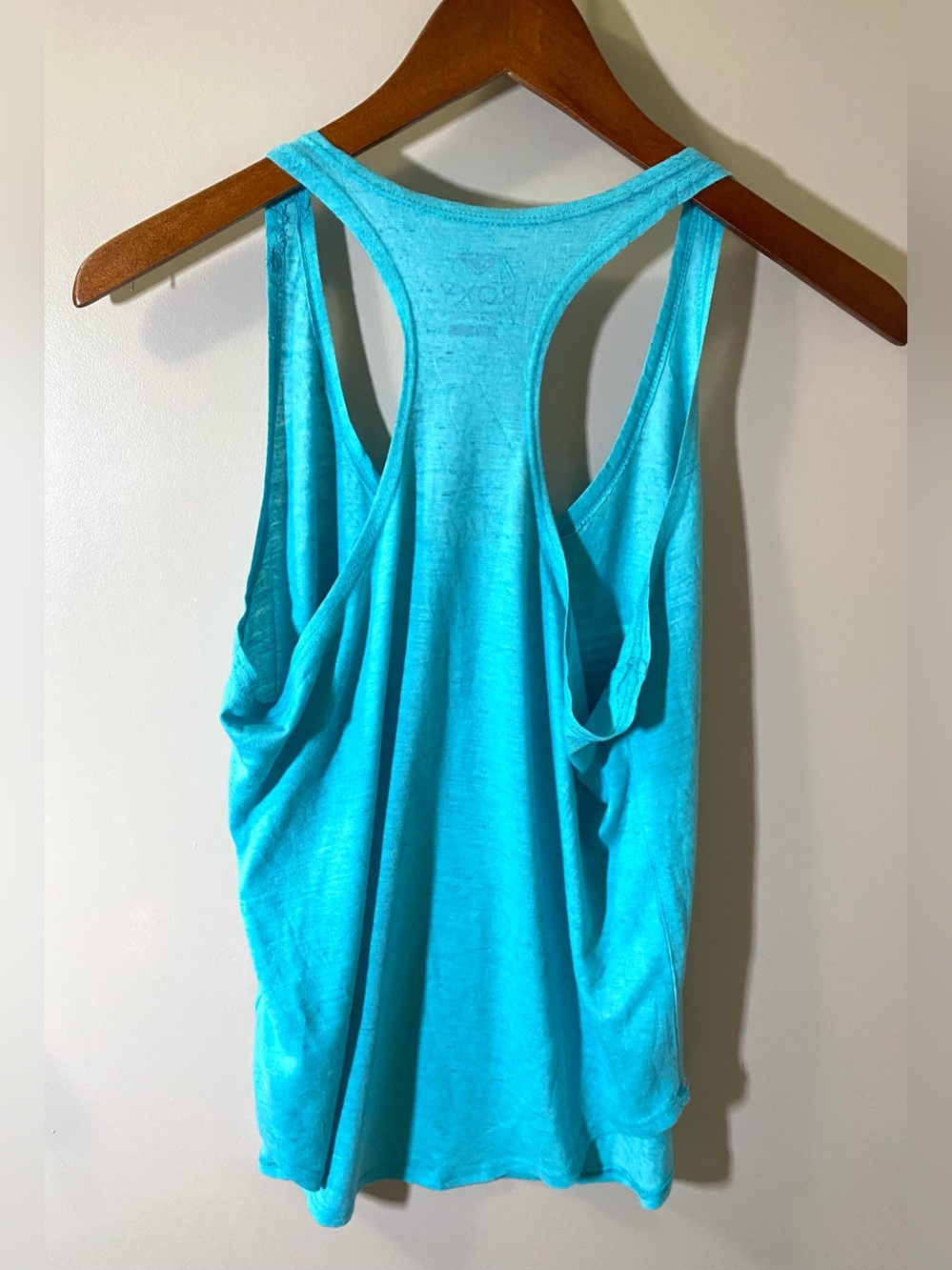Roxy Turquoise Palm Tree Racerback Tank - Picture 4 of 4